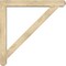 Ekena Millwork Traditional Craftsman Rough Sawn Bracket w/ Offset Brace, Douglas Fir, 6"W x 42"D x 42"H BKT0604X42X42TRA04RDF - alternate 3
